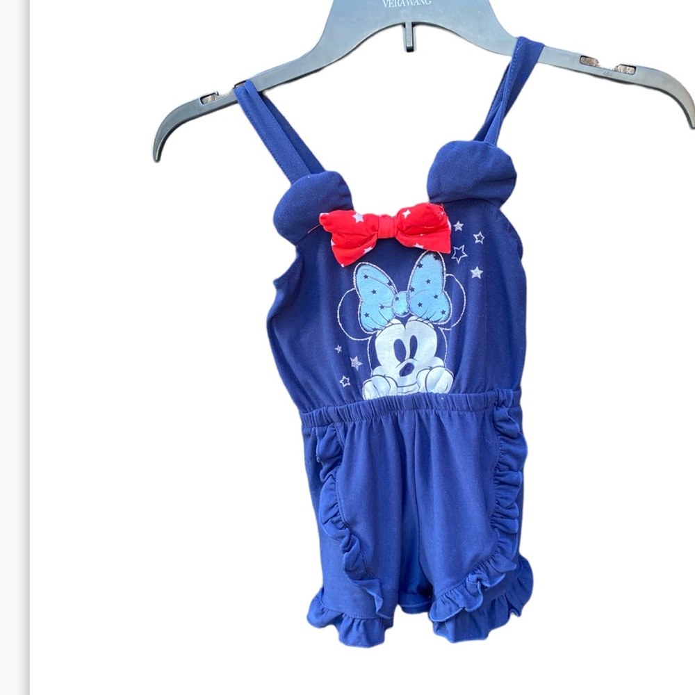 Patriotic Minnie Mouse romper